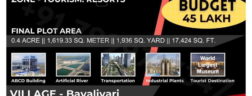 Bulk Land for Sale in Dholera | Bavaliyari Village | Tourism & Resort Zone