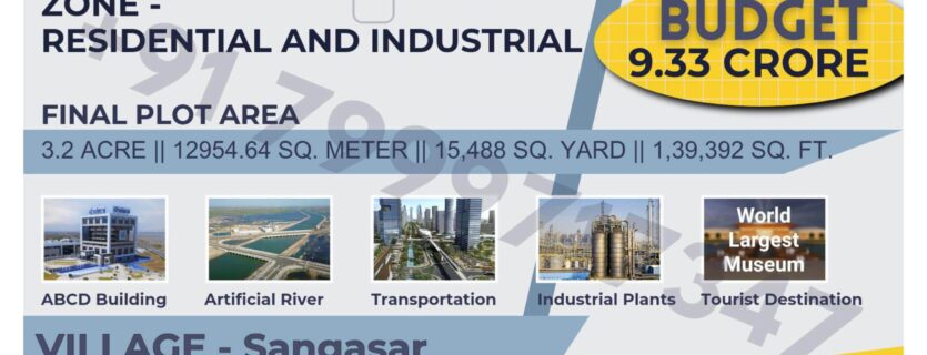 For Sale Bulk Land for Sale in Dholera | Sangasar Village | Residential and Industrial