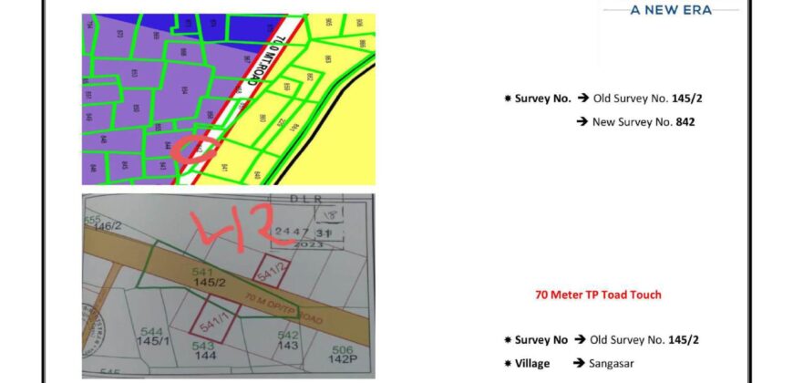 For Sale Bulk Land for Sale in Dholera | Sangasar Village | Residential and Industrial