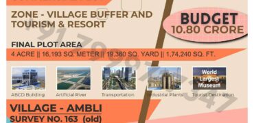 Bulk Land for Sale in Dholera | Ambli Village | Village Buffer and Tourism & Resort Zone