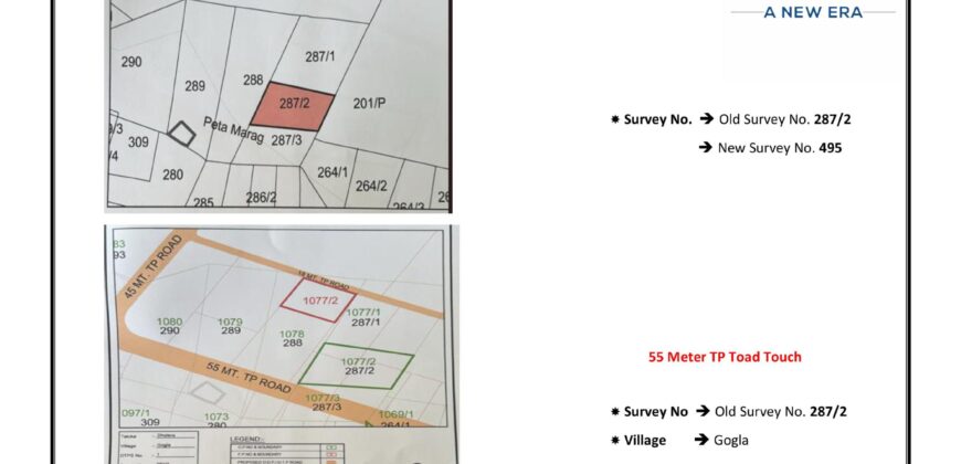 Bulk Land for Sale in Dholera | Gogla Village | Solar Park Zone