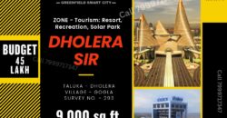 Dholera – Gogla – Tourism, Recreation, Solar Park – 9000 sq ft – 45 Lakh