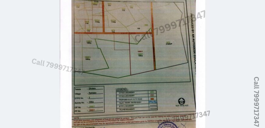 Dholera – Rahtalav – Tourism, Recreation, Coastal – 9000 sq ft || 1000 sq yard