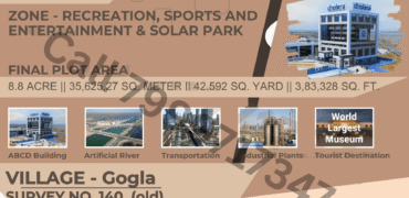 Dholera – Gogla – Recreation, Sports and Entertainment & Solar Park – 3,83,328 sq ft